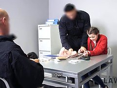 グループ, ハードコア, 3p男男女, 小柄, 現実, ラフ, ティーン, ユニフォーム