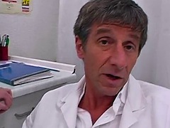 Universiteit, Sperma shot, Arts, Gapende, Duits, Hardcore, Trio, Tieten likken