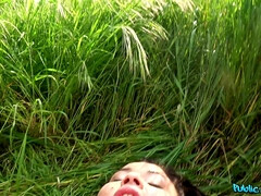 お尻, 茶髪の, ラティーナ, お金, アウトドア, ピアス, 公共, スペイン人