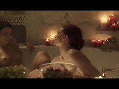 ベッドルーム, 黒人, フランス人, キス, 乳首, ヌード, オマンコ, 赤毛