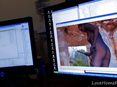 Rough women at homemade scene