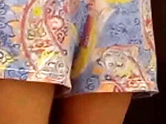 Amateur, Mexicainne, Pisser, Public, Chatte, Espionne