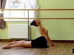 Morena, Flexible, Gimnasio, Desnudo, Sexo soft, Deporte, Adolescente