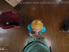 VR Porn: Fuck Princess Zelda in Nintendo Game Parody - Cum Inside Her Tight Pussy - HD Sex