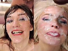 Красотки, Минет, Брюнетки, Буккаке, Сборник, Семяизвержение, Фетиш, Секс без цензуры