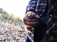 素人, 手コキする, アウトドア