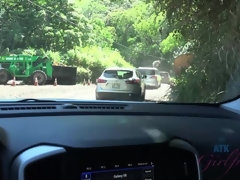 素人, ビーチ, ビキニ, 指いじり, 彼女, オーガズム, ハメ撮り, 公共