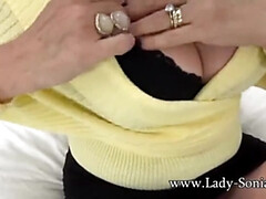 Grote mammen, Blond, Omie, Hd, Rijpe lesbienne