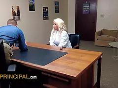 Grote mammen, Afpersing, Blond, Universiteit, Hd, Hakken, Moeder die ik wil neuken, Lerarin