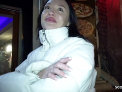 18, チン, ドイツ人, ハードコア, オーガズム, 小柄, ラフ, オッパイの