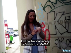 Lara Lee In British Brunette Gets Paid To Suck And Fuck A Big Fat Czech Cock