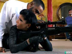 Grote mammen, Zwart, Bruinharig, Groepseks, Groep, Hardcore, Interraciaal, Pornster