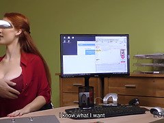 お尻, 面接, 美人, フェラチオ, 茶髪の, オナニー, オマンコ, ティーン