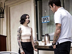 Большой член, Минет, Брюнетки, Собачьи, Натуральные сиськи, Тощие, Молоденькие, Сиськи