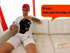 Anaal, Gebondenheid, Bruinharig, Sperma in mond, Sperma shot, Diep in de keel, Kut duiken, Ruw