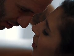 Arsch, Grosser arsch, Blasen, Braunhaarige, Lecken, Natürlichen titten, Schreiend, Titten