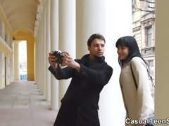 茶髪の, カワイイ, ヨーロピアン, キス, オマンコ, 馬乗り, 剃毛, ティーン