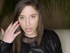 18 años, Chica, Morena, Pareja, Atragantadas, Tetas naturales, Pov, Nalgadas