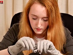 Aziatisch, Kont, Bulgarisch, Handschoenen, Latex