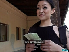 Sucer une bite, Queue, En levrette, De plein air, Petite femme, Pov, Public, Chatte