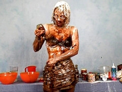 デカパイ, ブロンド, フェティッシュ, オナニー, 熟年, 公共, 一人, ヴィンテージ