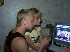 18, 素人, ブロンド, 浮気する, 彼女, ハードコア, 現実, ティーン