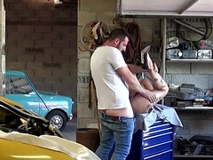 In den arsch, Blondine, Blasen, Auto, Europäisch, Hd, Absätze, Titten