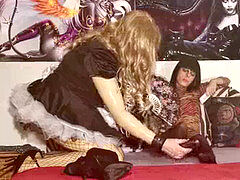 人形, 足, ゴス, メイド, 愛人, 小柄, スパンデックス, ティーン