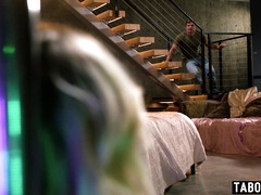 Blond Hair Babe masturbated and banged roughly