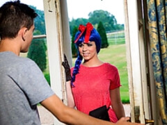 デカ尻, フェラチオ, バック, 手コキする, 淫乱熟女, ストッキング, オッパイの