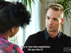 Schwarz, Braunhaarige, Vollbusig, Schwarz, Hd, Natürlich, Natürlichen titten, Arsch lecken