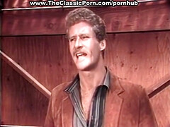 Gros seins, Sucer une bite, Tir de sperme, Rétro ancien