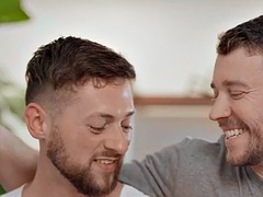 アナル, カップル, エロティック, ゲイ, ジム, ハードコア, 筋肉, タトゥー