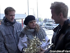 デカパイ, 巨乳な, ダブル開発, Hd, 母, オマンコ, 現実, 三人