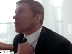 Avery knows how to sate Oliver while his wifey is out of town, with pals