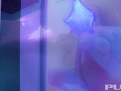 Gros seins, Blonde, Masturbation, Douche, Maigrichonne, Mouillée