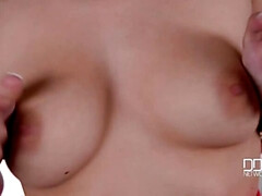 茶髪の, 人形, 指いじり, ハンガリー人, 下着, 一人, タトゥー, オッパイの