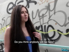 Amateur, Culo, Mamada, Polla, Europeo, Al aire libre, Público, Flaco