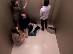 Pijpbeurt, Sperma, Sperma shot, Groep, Hardcore, Japaans, Pissen, Roodharige vrouw