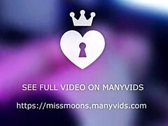 Miss Moons as Reze Gives Denji a Thighjob and Oiled Assjob - Big Ass Cosplay Fuck