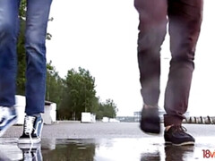 18 ans, Grosse bite, Brunette brune, Classique, Lunettes, Hd, Seins naturels, Chatte