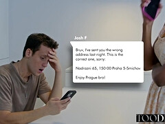 18 jaar, Grote mammen, Zwart, Pijpbeurt, Bruinharig, Lul, Hd, Tiener