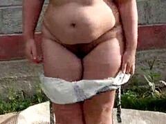 素人, アナル, ぽっちゃり, デブ, 毛深い, オーガズム, アウトドア, 一人