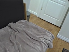 美女, デカチン, 黒人, フェラチオ, 黒人, 彼女, ハメ撮り, フェラする