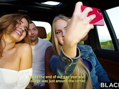 黒人, フェラチオ, 茶髪の, 口内発射, チン, 顔射, 異人種間, オマンコ