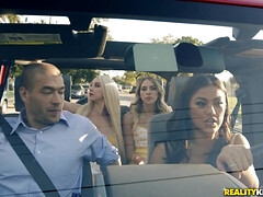 Xander Corvus' Wild Car Encounter with Latina Passion