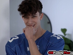 Hot teen loves to fuck guys in uniform