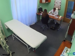 医者, なめる, 看護婦, オフィス, ハメ撮り, オマンコ, ユニフォーム, のぞき