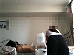 Aziatisch, Grote lul, Flashing, Handbeurt, Interraciaal, Latijnse vrouw, Masseren, Bekijker