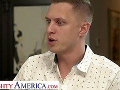 Leana Lovings gets her chance of fucking her friend's brother!!!